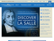 Tablet Screenshot of lasallian.info